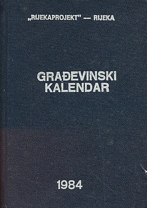 Građevinski kalendar 1984