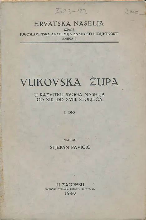 Vukovska župa u razvitku svoga naselja