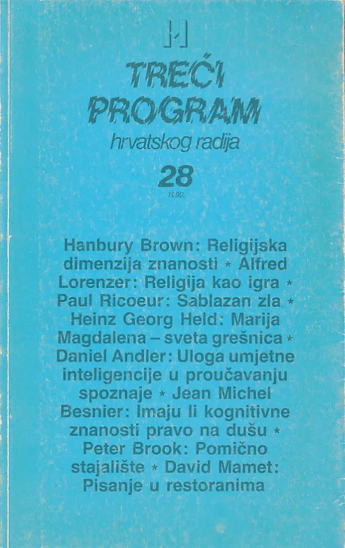 Treći program hrvatskog radija 28/1990