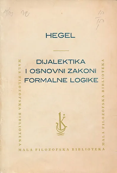 Dijalektika i osnovni zakoni formalne logike