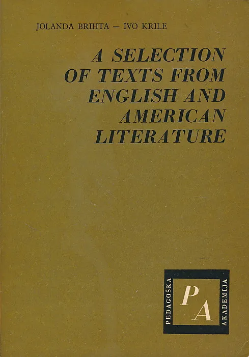 A selection of texts from english and american
