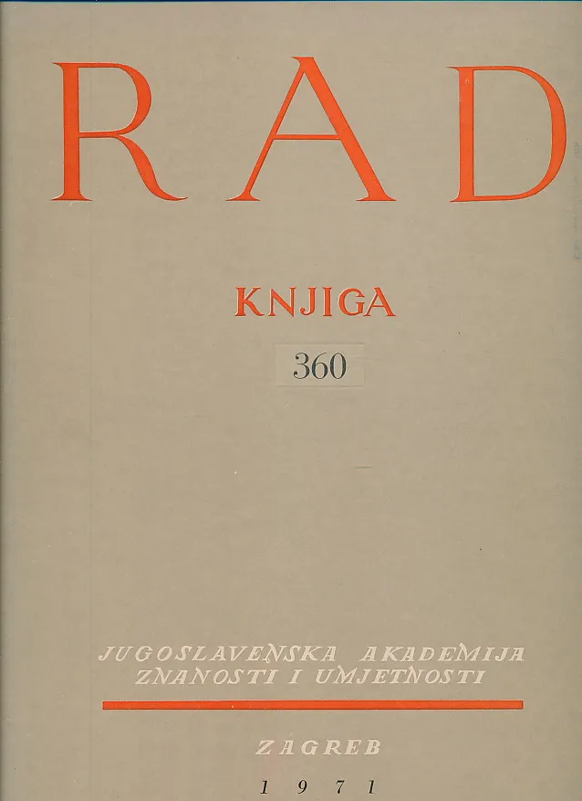 Rad JAZU  knjiga 360