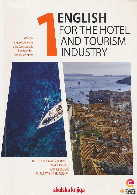 English for the Hotel and Tourism Industry 1 udžbenik engleskog jezika u trećem razredu hoteljersko-turističkih škola