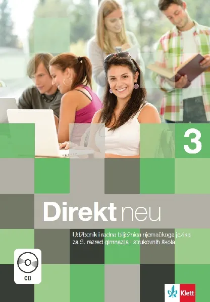 Direkt neu 3 udžbenik i radna bilježnica njemačkog jezika za 3. razred gimnazija i strukovnih škola