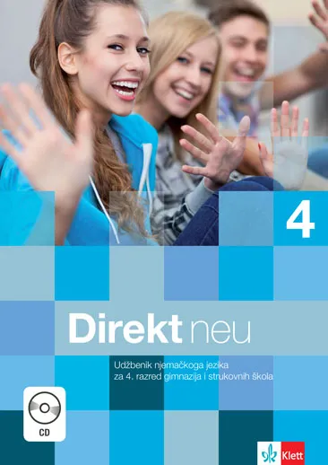 Direkt neu 4 udžbenik i radna bilježnica njemačkog jezika za 4. razred gimnazija i strukovnih škola