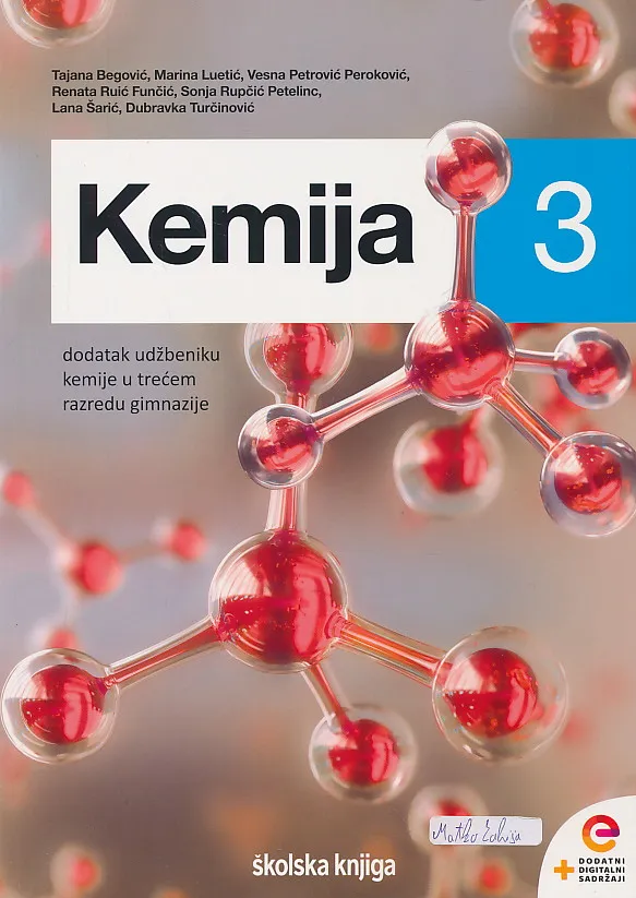 Kemija 3 dodatak udžbeniku kemije u trećem razredu gimnazije