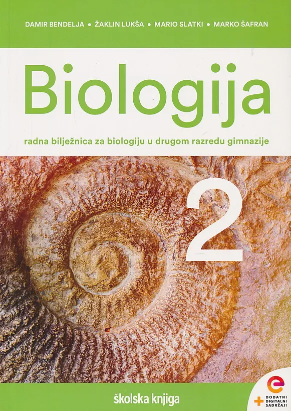Biologija 2 radna bilježnica za biologiju u drugom razredu gimnazije