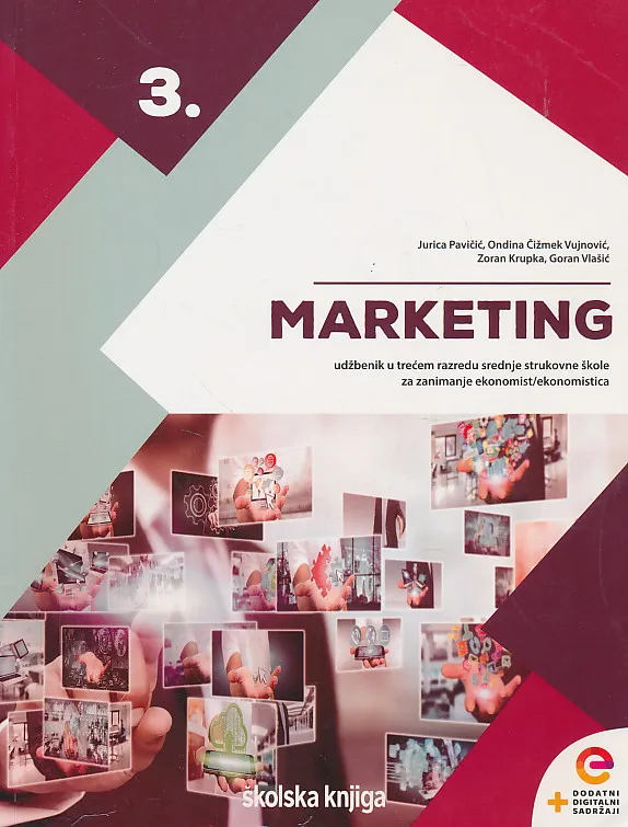 Marketing 3 udžbenik u trećem razredu srednje strukovne škole za zanimanje ekonomist/ekonomistica