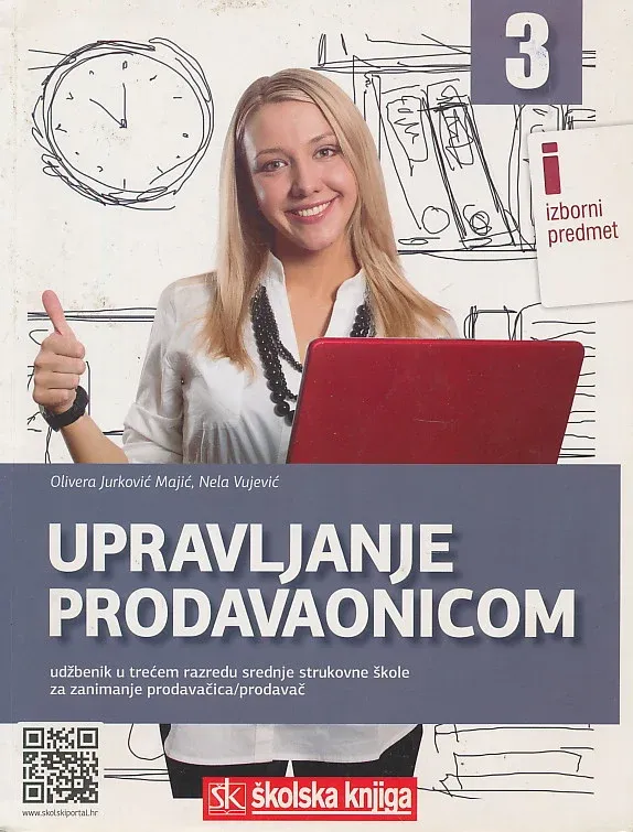 Upravljanje prodavaonicom udžbenik u trećem razredu srednje strukovne škole za zanimanje prodavač/prodavačica