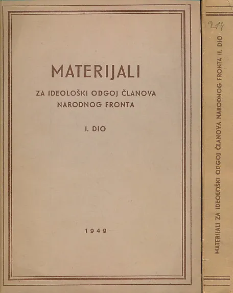 Materijali za ideološki odgoj članova NF 1-2