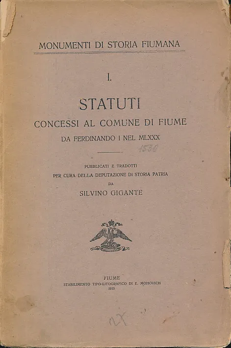 Statuti concessi al comune di Fiume