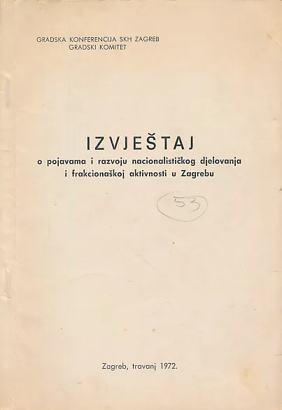 Izvještaj o pojavama i razvoju nacional
