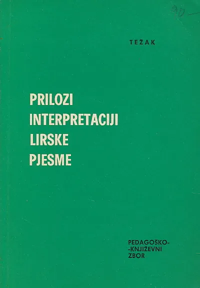 Prilozi interpretaciji lirske pjesme