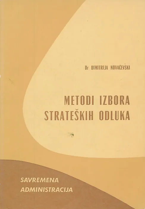 Metodi izbora strateških odluka