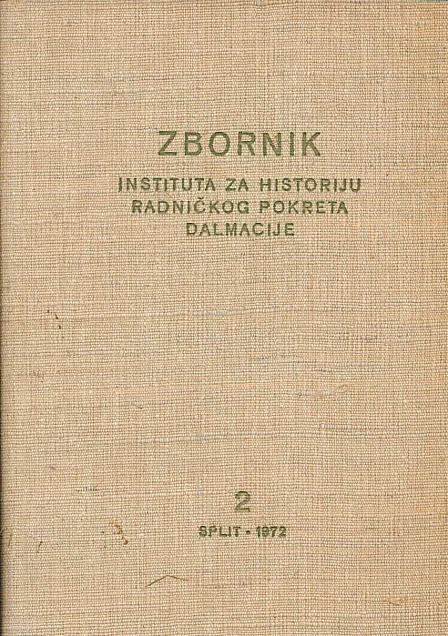 ZBORNIK Instituta za historiju radničkog pokreta Dalmacije 2