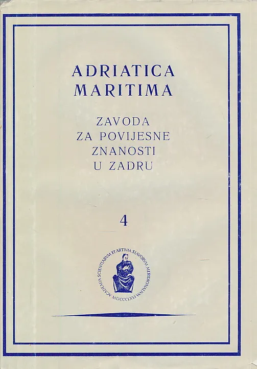 Adriatica maritima zavoda JAZU 4/1985
