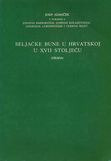 Seljačke bune u Hrvatskoj u XVII stoljeću