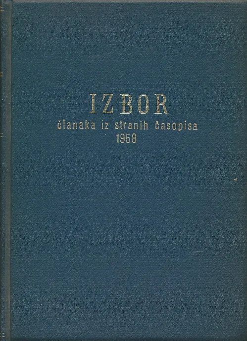 Izbor članak iz stranih časopisa