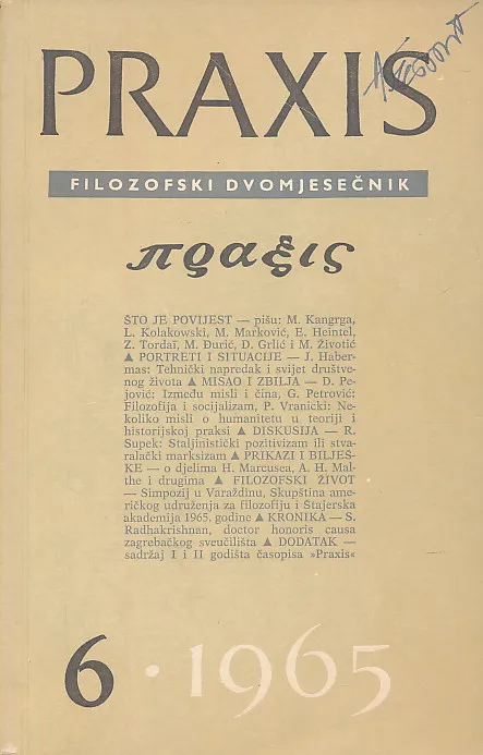 Praxis, br. 6/1965