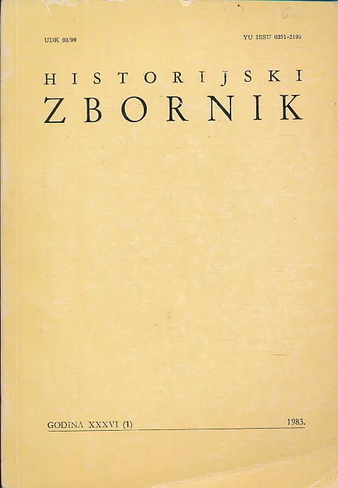 Historijski zbornik 1/1983