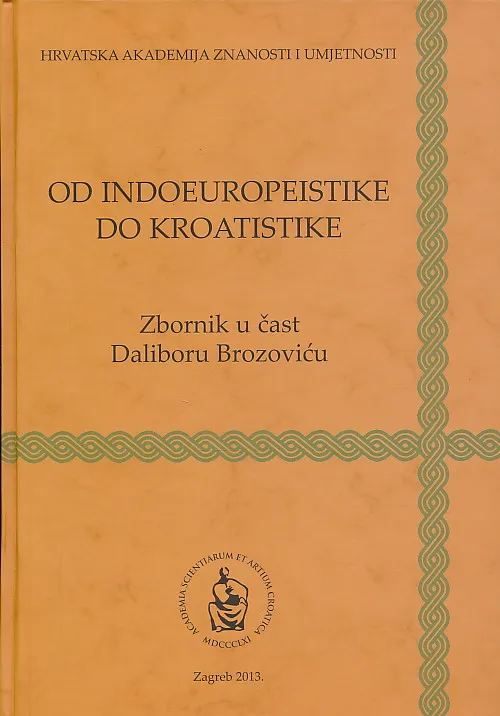 Od indoeuropeistike do kroatistike