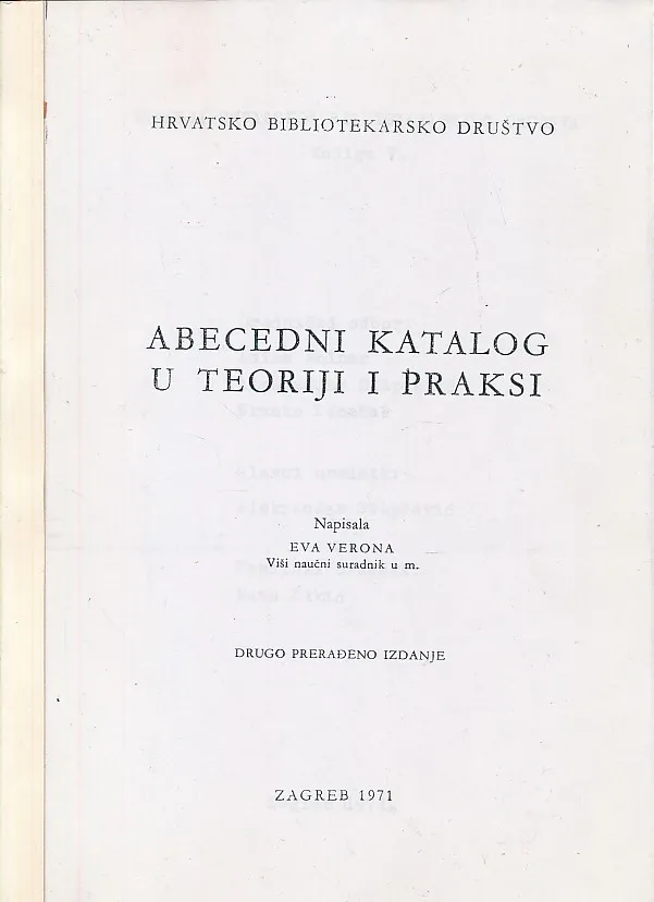 Abecedni katalog u teoriji i praksi