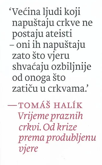 Vrijeme praznih crkvi: Od krize prema produbljenju vjere
