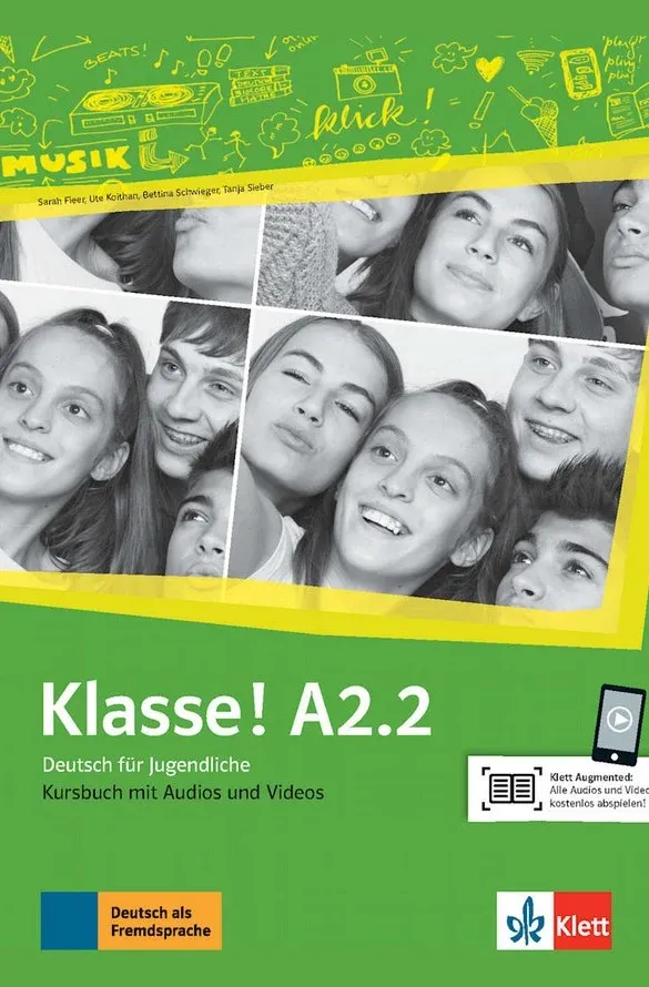 Klasse! A2.2 Deutsch für Jugendliche Kursbuch udžbenik njemačkog jezika
