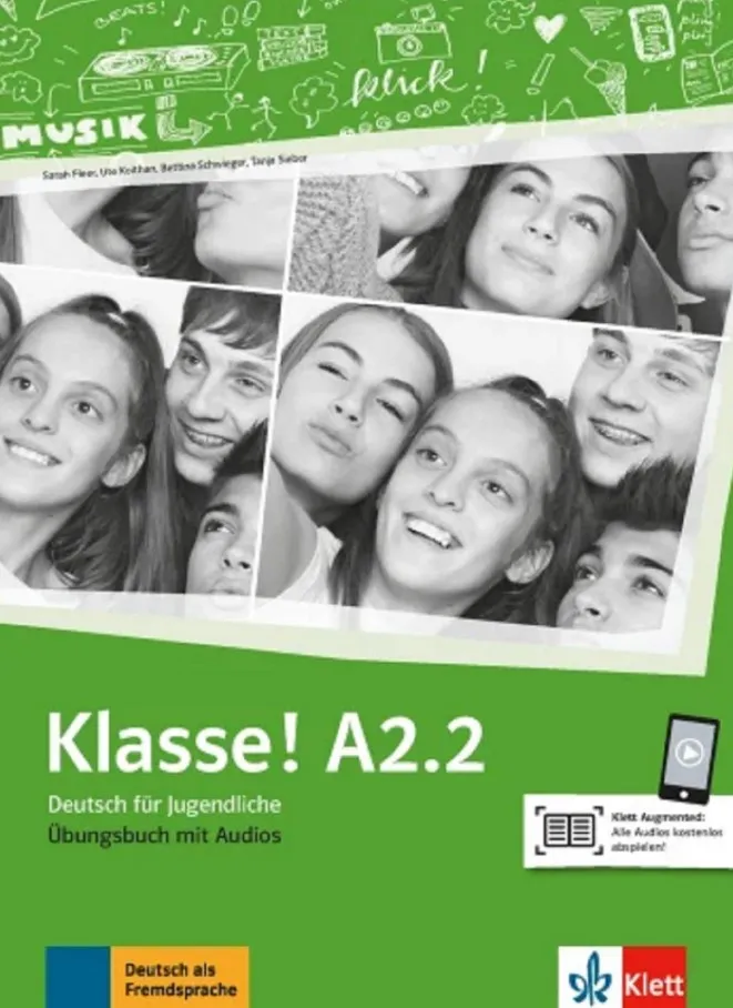 Klasse! A2.2 Deutsch für Jugendliche Übungsbuch radna bilježnica njemačkog jezika