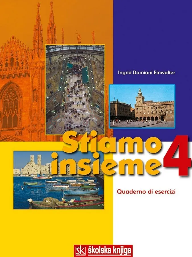 Stiamo insieme 4 Quaderno di esercizi radna bilježnica talijanskog jezika za srednju školu