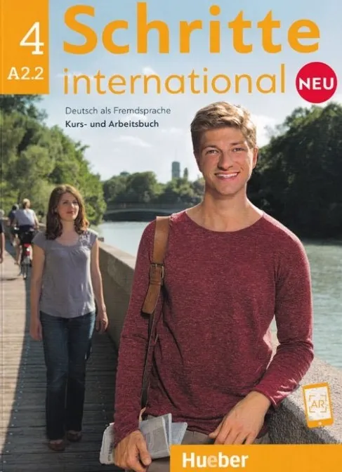 Schritte international Neu 4 A2.2 Kurs- und Arbeitsbuch udžbenik i radna bilježnica njemačkog jezika