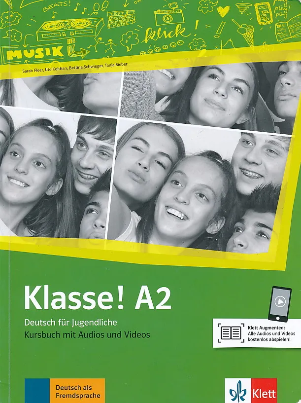 Klasse! A2 udžbenik za 2. i 3. razred gimnazija i strukovnih škola, 2. i 3. godina učenja, početnici, 2. strani jezik