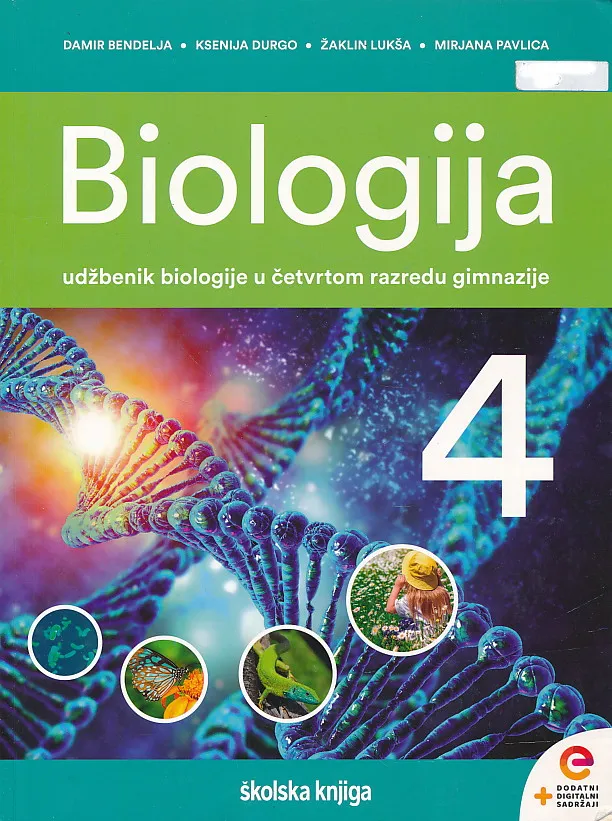 Biologija 4 udžbenik biologije u četvrtom razredu gimnazije
