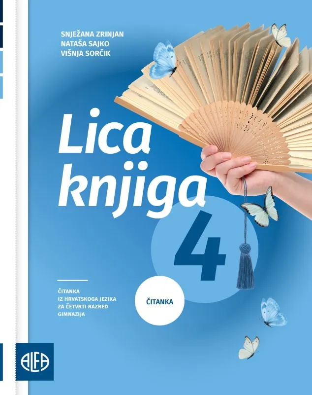 Lica knjiga 4 čitanka iz hrvatskoga jezika za četvrti razred gimnazija