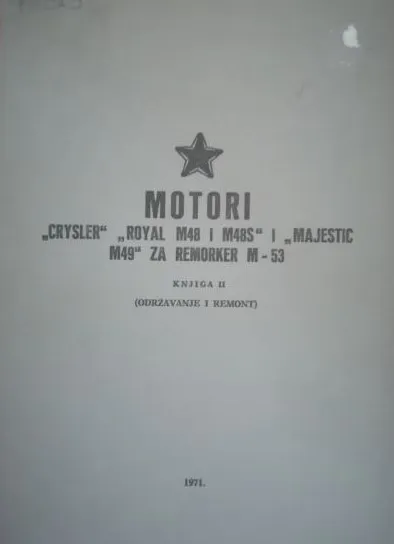 Motori Crysler Royal M48 M48S i Majestic M49