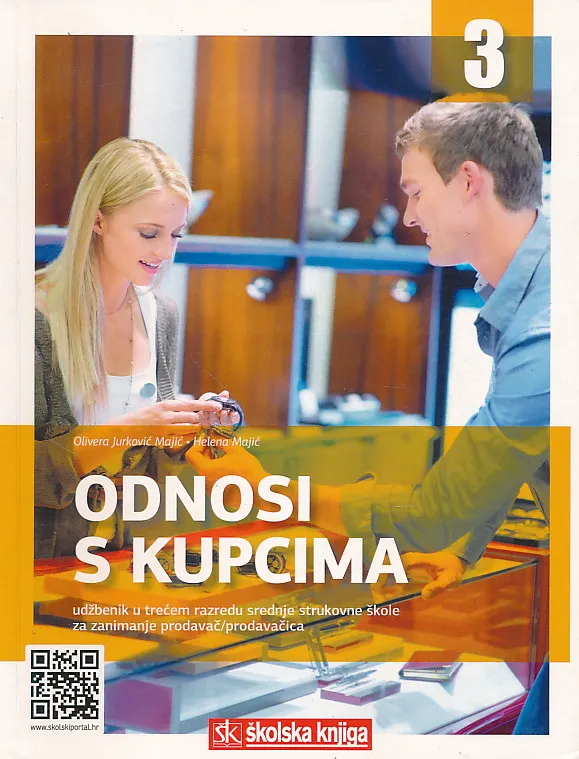 Odnosi s kupcima udžbenik u trećem razredu srednje strukovne škole za zanimanje prodavač/prodavačica