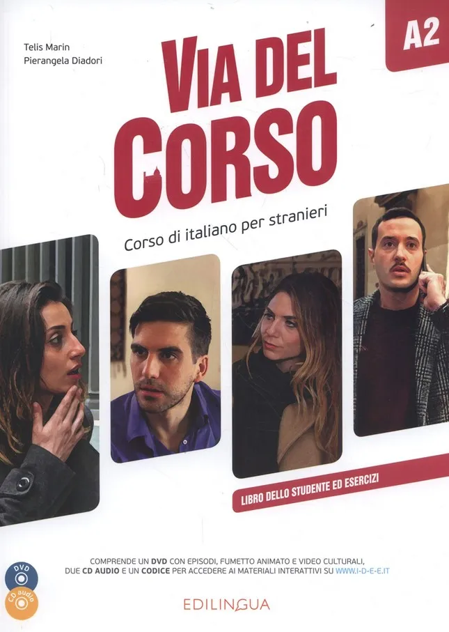 Via del Corso A2 Libro dello studente ed esercizi udžbenik i radna bilježnica talijanskog jezika
