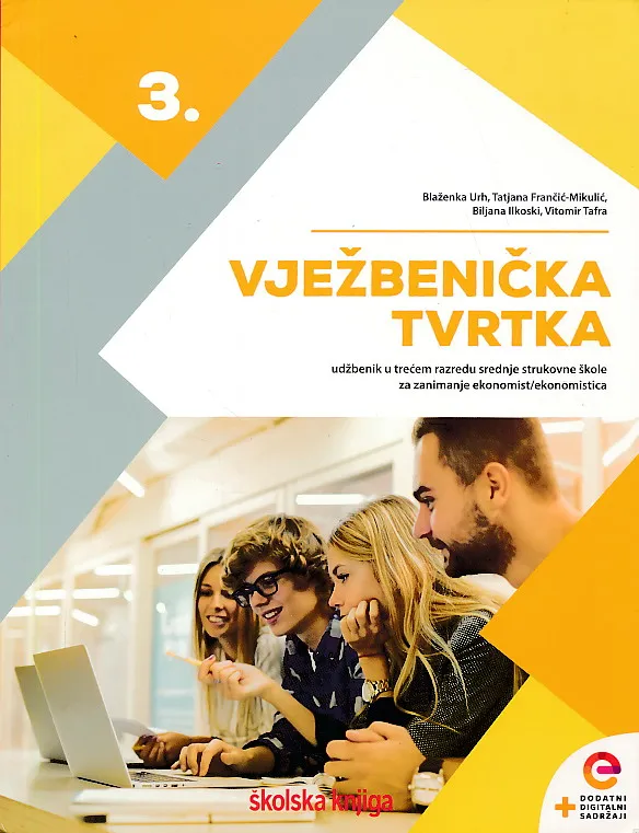 Vježbenička tvrtka 3 udžbenik u trećem razredu srednje strukovne škole za zanimanje ekonomist/ekonomistica