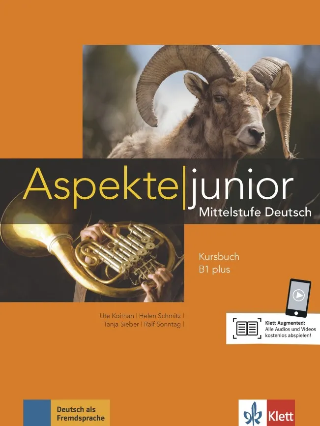 Aspekte junior B1 plus Kursbuch Mittelstufe Deutsch