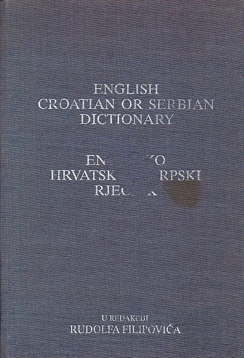Englesko-hrvatski ili srpski rječnik