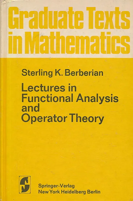 Lectures in Functional Analysis