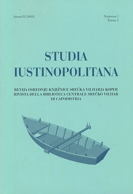 Studia Iustinopolitana 1/2009