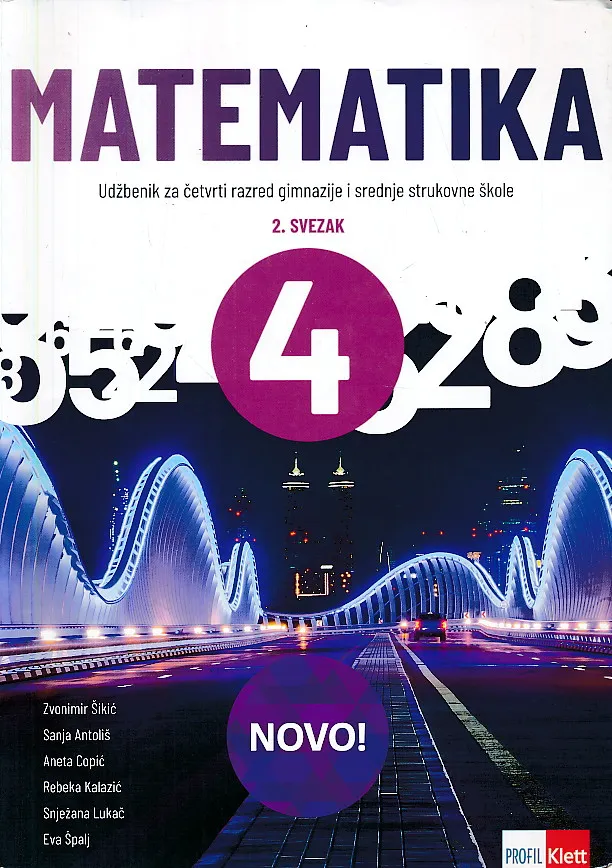 Matematika 4 udžbenik za gimnazije i srednje strukovne škole 2. svezak