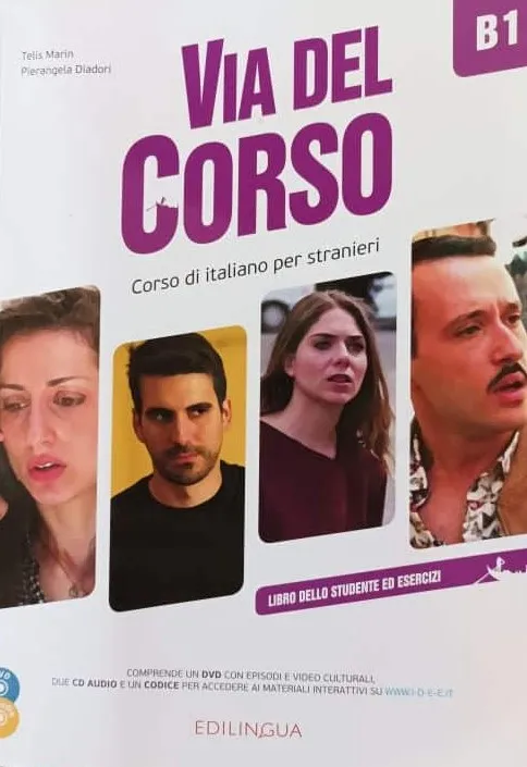 Via del Corso B1 Libro dello studente ed esercizi udžbenik i radna bilježnica talijanskog jezika