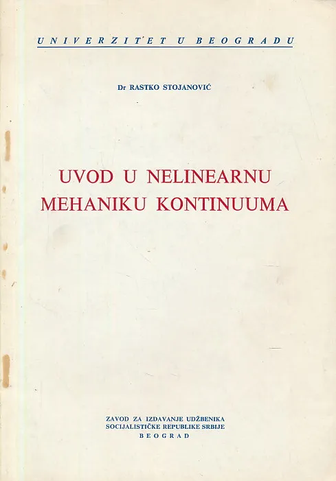 Uvod u nelinearnu mehaniku kontinuuma