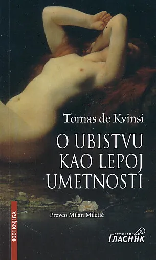 O ubistvu kao lepoj umetnosti