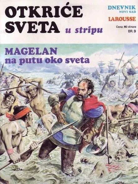 Otkriće sveta u stripu 9 - Magelan na putu oko sveta