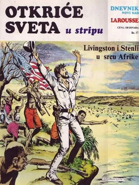 Otkriće sveta u stripu 17 - Livingston i Stenli u srcu Afrike