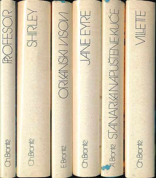 Izabrana djela Charlote, Emily i Ann Bronte 1-6