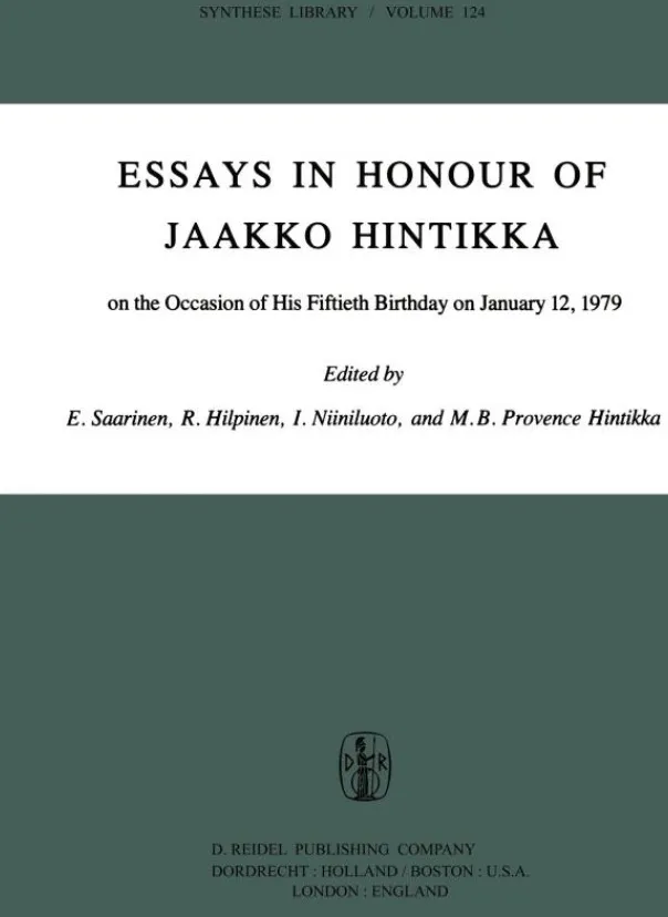 Essays in Honour of Jaakko Hintikka